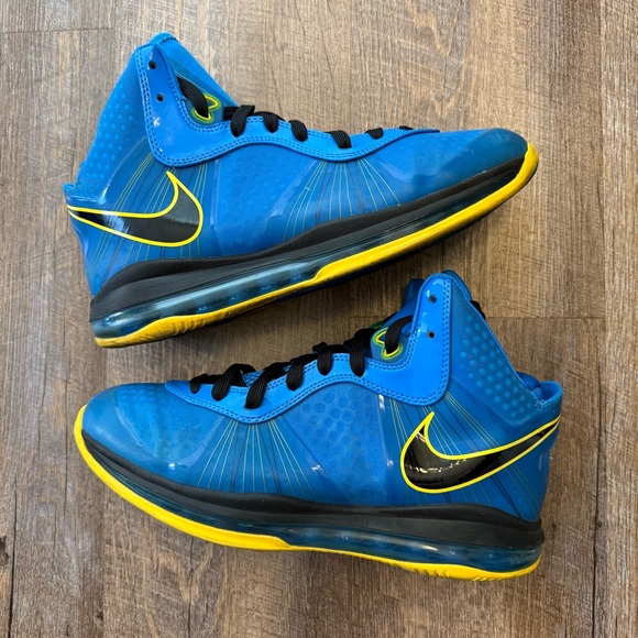 lebron 8 blue and orange